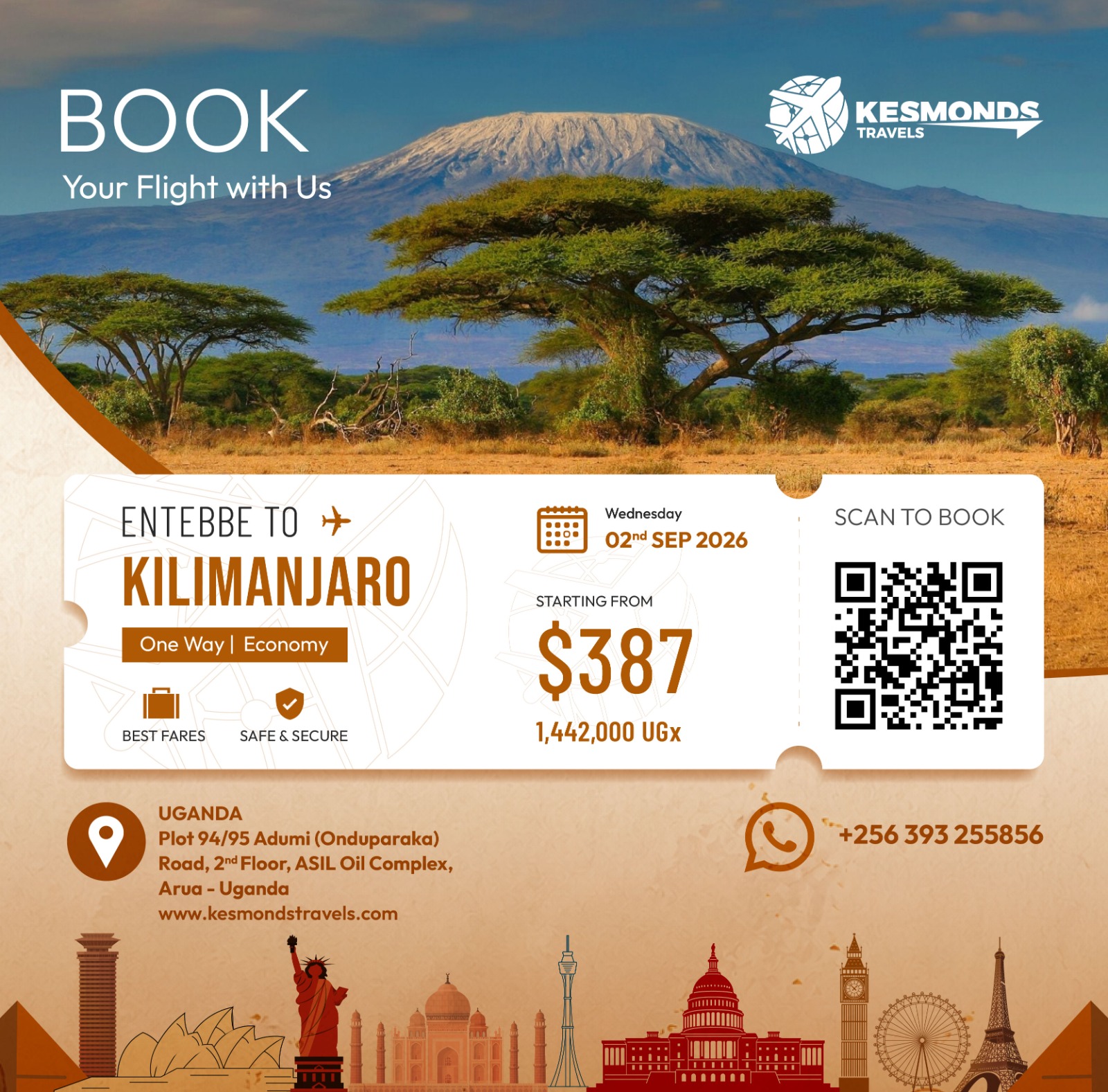ENTEBBE-KILIMANJARO